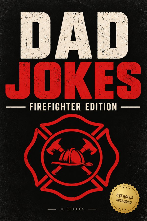 Cover of Dad Jokes: Firefighter Edition
